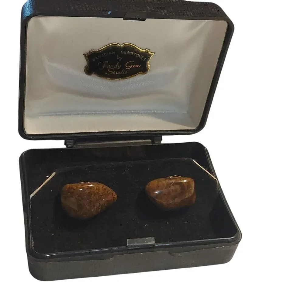 Vintage Fundy Gem Studio Cufflinks